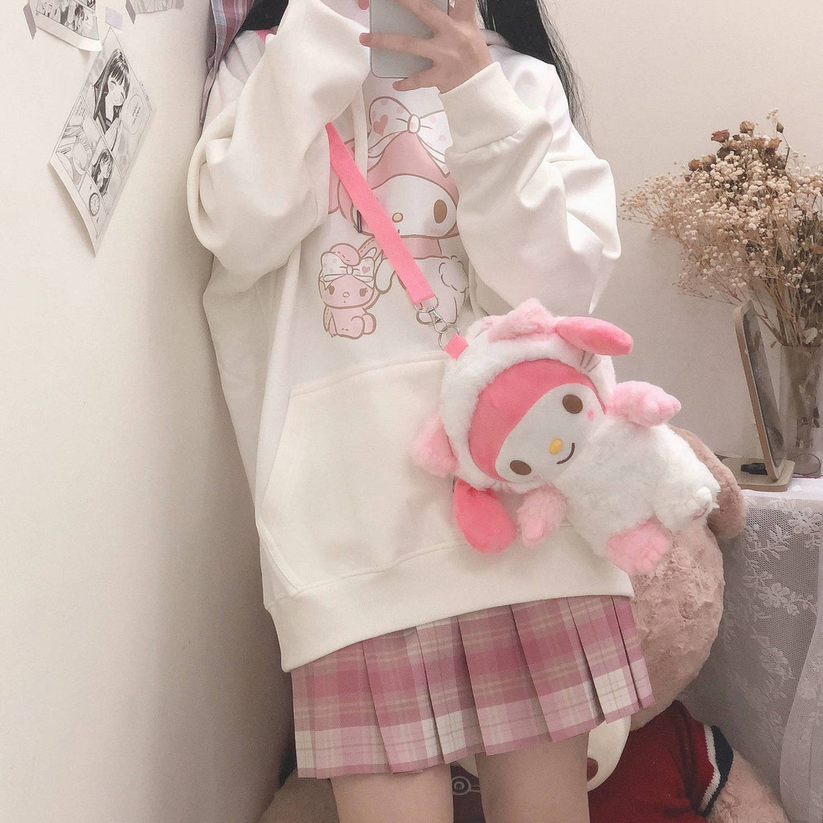 Tops Japanese style cute women's clothing cute girl sweet sweater