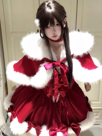 Christmas New Year's Red Lolita Suit