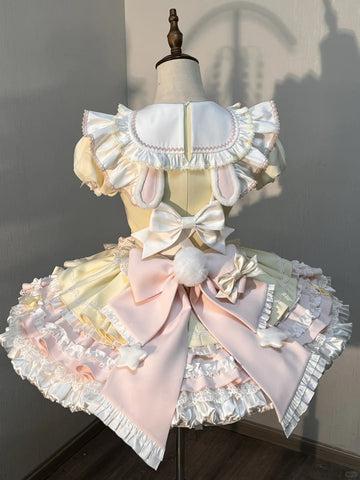 "Sweet Cute Bunny" Lolita Cake Dress-PRE SALE