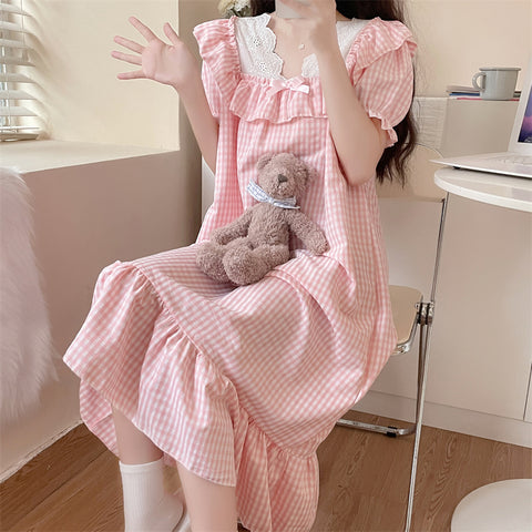 New short-sleeved cute princess style girl