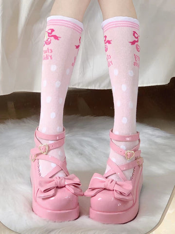 Original lolita thick-soled cute round-toed flat shoes