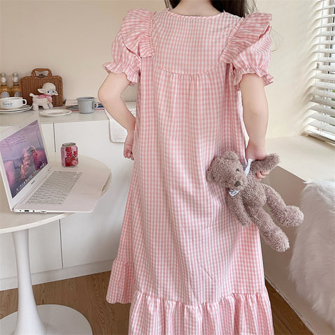 New short-sleeved cute princess style girl