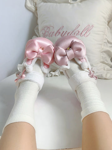 Original round toe cute lolita shoes Japanese style low heel loa shoes