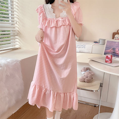 New short-sleeved cute princess style girl