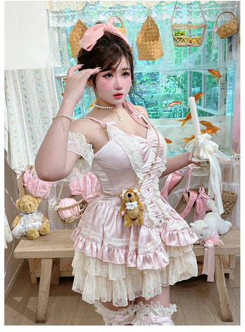 Romantic ballet style lolita atmosphere jsk dress