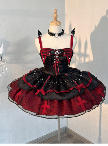 Devil's contract jsk sweet cool hot girl dress