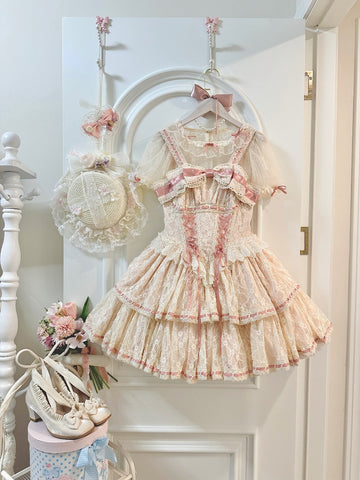 Original Spring Ballet Style Cake Princess Dress