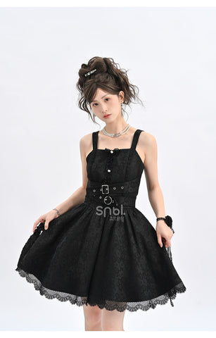 Original design black bow dress