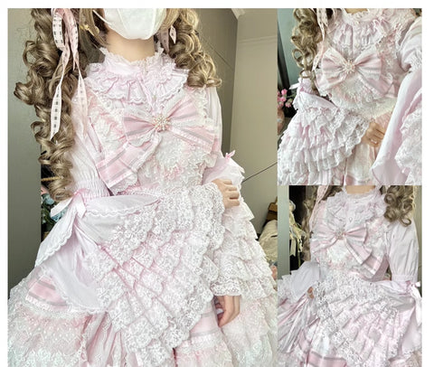 Original Design Lolita Bow Inner Shirt