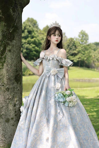 Original design Lolita gorgeous wedding dress adult dress