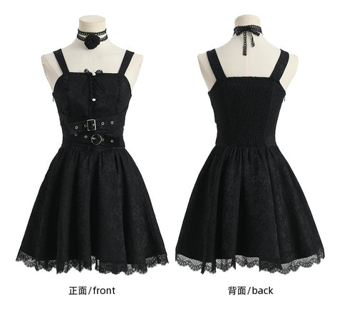 Original design black bow dress