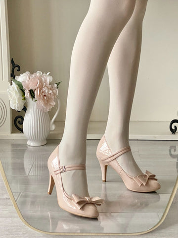 Original bow stiletto elegant versatile shoes