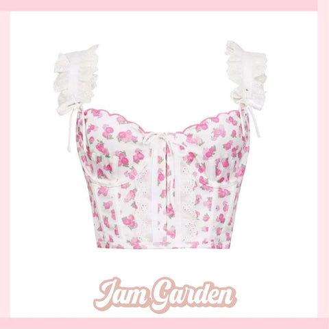 Spring And Summer Australian Niche Fairy Lace Sexy Vacation Camisole Tops - Jam Garden