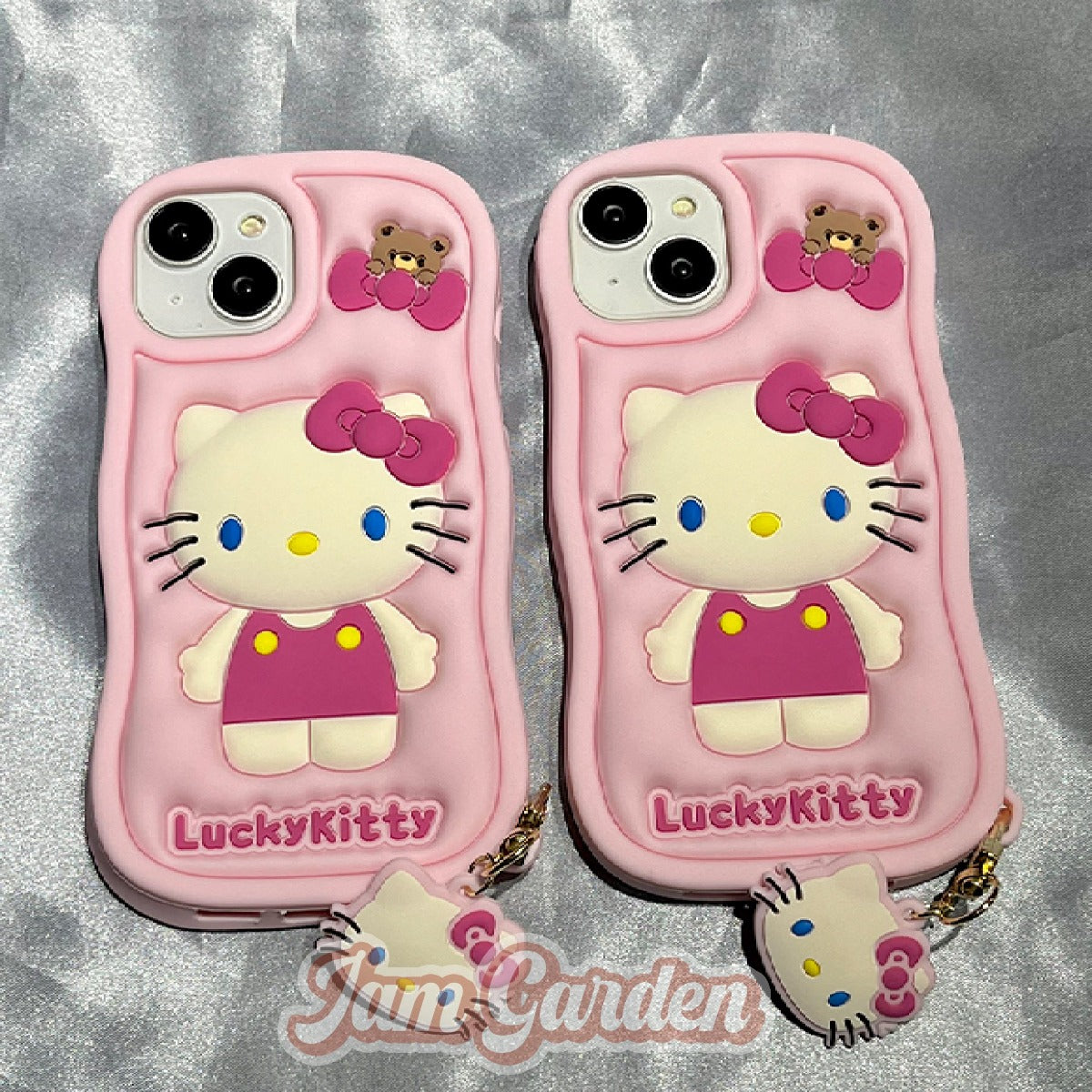 Pink Girly Heart Cute Cartoon Hellokitty Mobile Phone Case Soft - Jam Garden