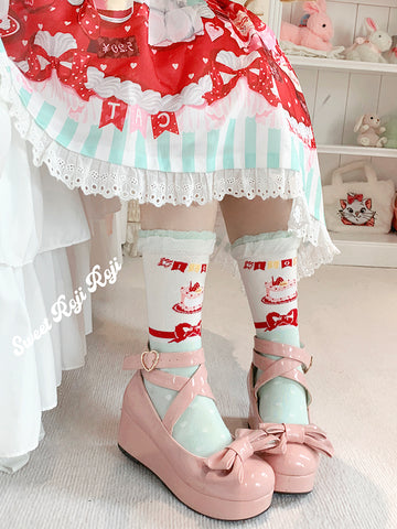 Cake Cotton Lolita Socks for Women