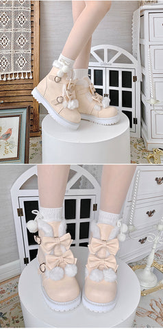 Original lolita women's shoes punk style thick sole cute