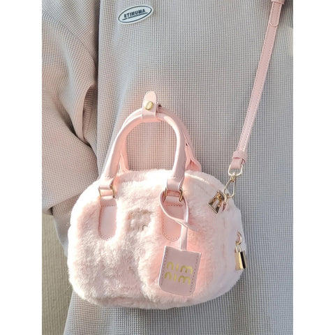 Handbag Pink Shoulder Bag Boston Treasure Niche Bag Women's Advanced Messenger Bag - Jam Garden