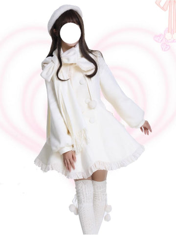 Sweet girly elegant dress (free scarf)