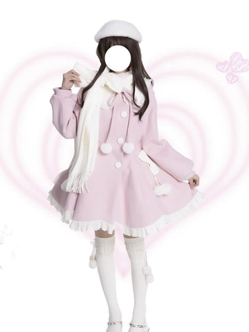 Sweet girly elegant dress (free scarf)