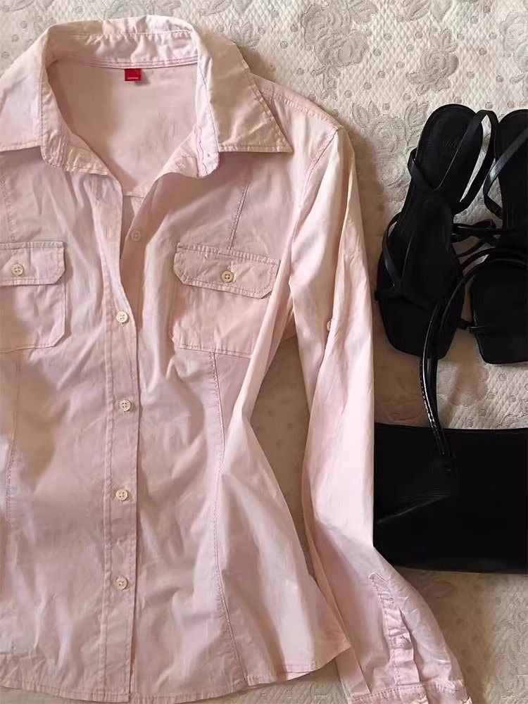 American vintage pink shirt