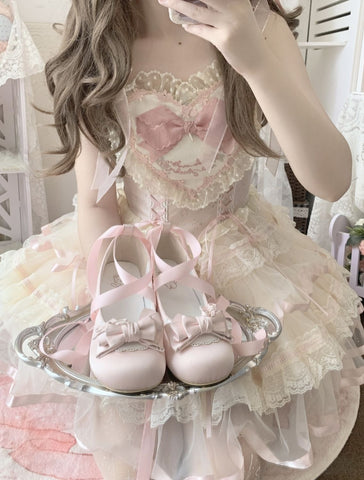 Lolita ballet style Mary Jane shoes