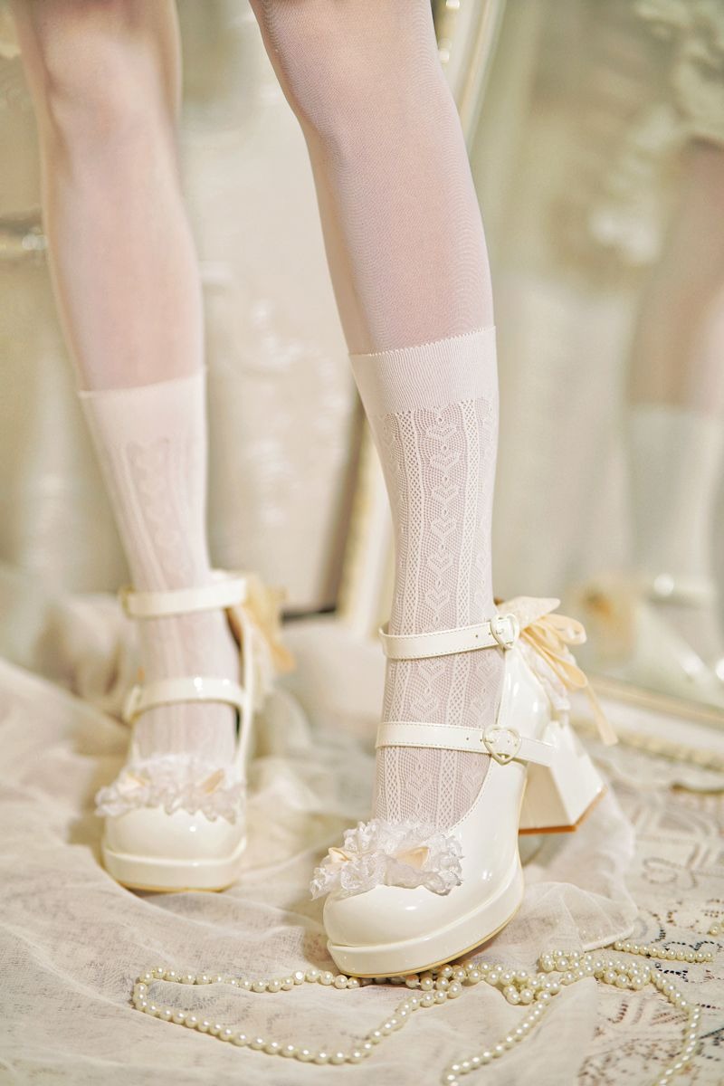 Sweet Lolita Lace High Heels