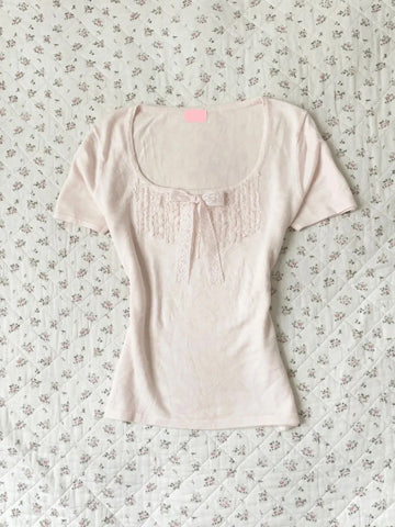 Pink Sweet Lace Top