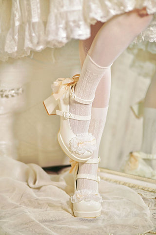 Sweet Lolita Lace High Heels