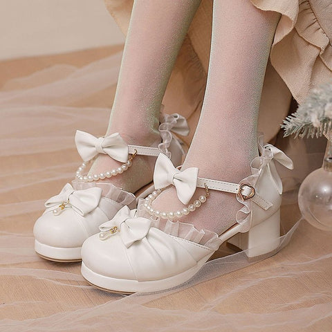 Sweet Lolita Bow Sandals