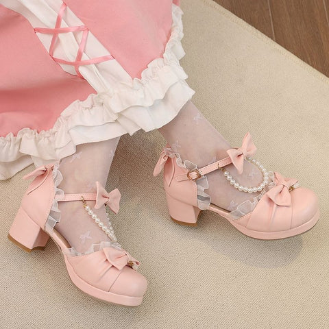 Sweet Lolita Bow Sandals