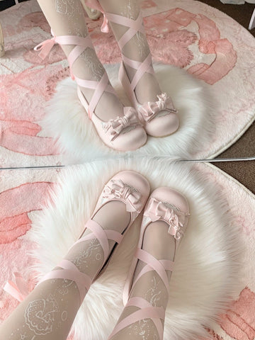 Lolita ballet style Mary Jane shoes