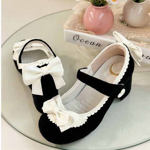 Original Snow White New Color Round Toe High Heel Mary Jane