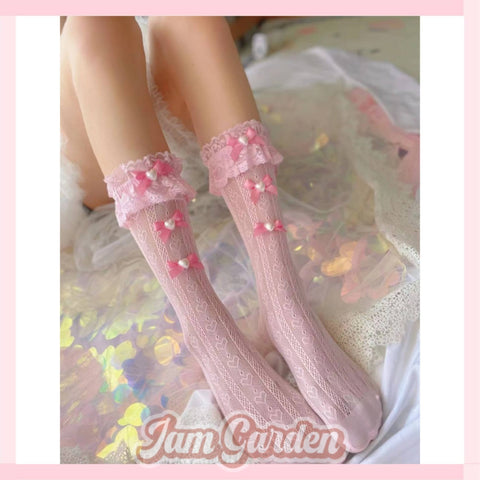 Fantasy Loli original Chinese Valentine's Day limited edition Lolita lace socks