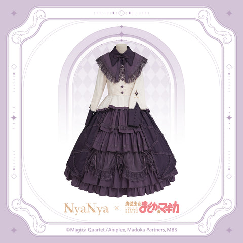 NyaNya × Puella Magi Madoka Magica Original Lolita Dress | Akemi Homura
