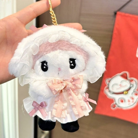 Cute Kurome Melody Angel Landmine Plush Doll Pendant