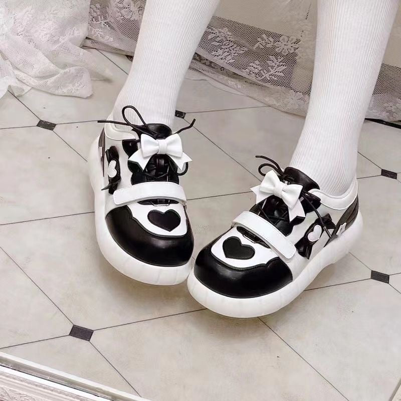 Soft girl Japanese style JK retro college style women's shoes