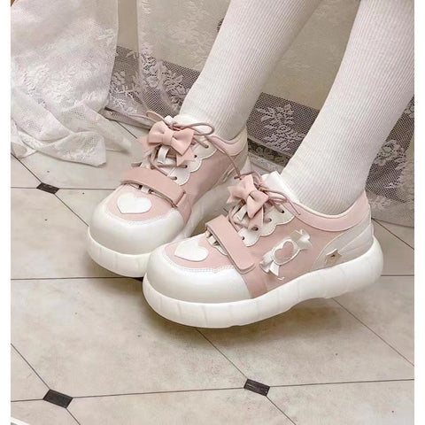 Soft girl Japanese style JK retro college style women's shoes