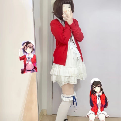 How to Raise a Boring Girlfriend Megumi Kato cos clothing daily dress