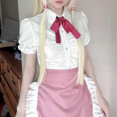 Chobits COS elda cosplay costume set maid outfit