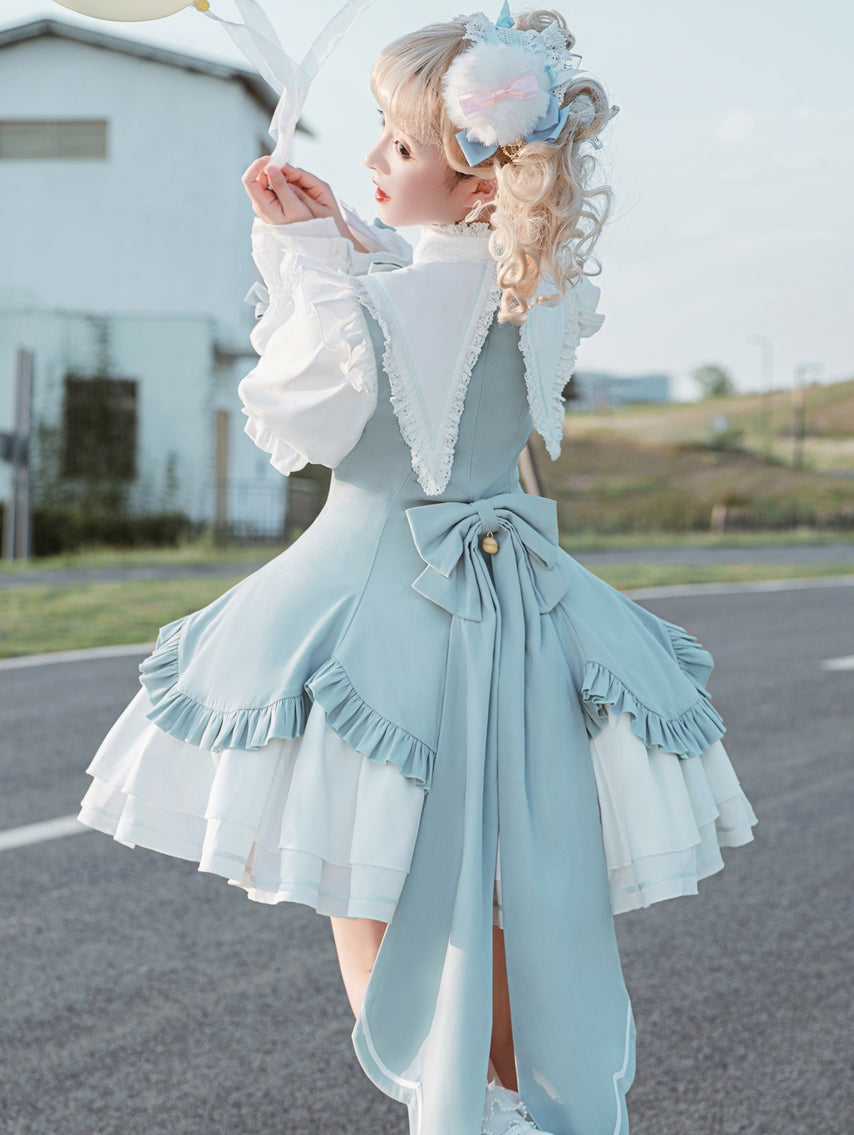 Lolita Cute And Sweet Long Sleeve Dress