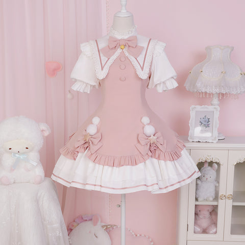 Lolita Cute And Sweet Long Sleeve Dress