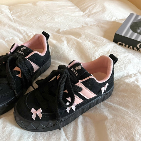 Original bow niche sneakers