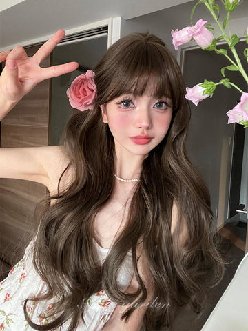 Wig women's fashionable lolita natural bangs