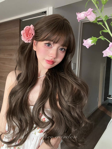 Wig women's fashionable lolita natural bangs