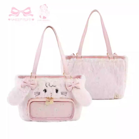 Cute bunny and cat Lolita bag