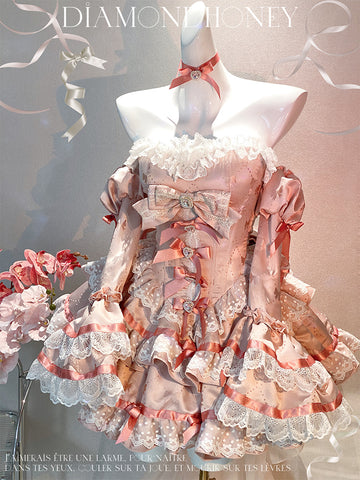 DH Girl's Dream·Romantic Sweet Princess Style Bow Dress