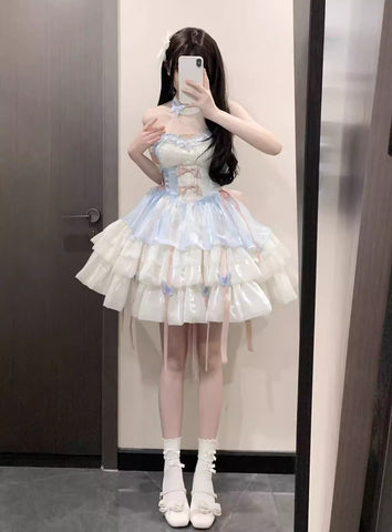 "God of Love" Lolita halterneck dress