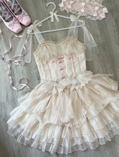 Dress Corset Mini Princess Dress - Jam Garden