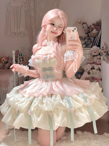 "God of Love" Lolita halterneck dress