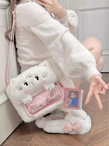 Cute bunny and cat Lolita bag